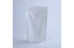 China Doypack 60mic Spouted Liquid Stand Up Pouches Laundry Detergent Powder Packing Pouch supplier
