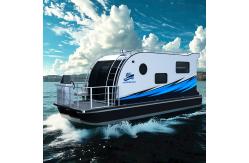 China 0.735m Tube Dia 1 Bedroom Floating Boat House For Advanced Buyers supplier