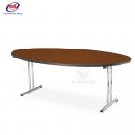 Plywood Hotel Round Banquet Tables Chair Stainless Steel Leg For Dining for sale