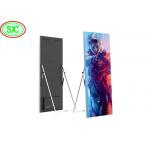 Indoor Full Color P2.5 high Bightness 2500cd/㎡ Floor Standing LED Poster Screens for sale