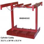 Steel Compressed Gas Cylinder Stands , Gas Tank Storage Rack 7 To 9.5 Diameter for sale