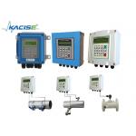 Wall Type / Rail Mount Ultrasonic Flow Sensor , Remote Control Ultrasonic Flow Detector RS485 communication for sale