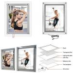 BD-A4 Crystal LED Light Box for Replaceable Posters for sale