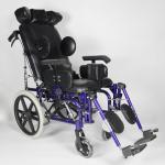 Pediatric Transport Aluminum Manual Wheelchair For Children Reclining High Back for sale