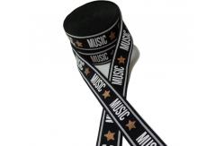 China 40m Roll Printed Elastic Bands 3.5cm Picot Elastic For Underwear supplier