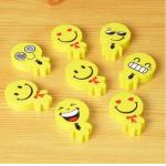 Smiley face eraser cute cartoon eraser,nice gift for children for sale