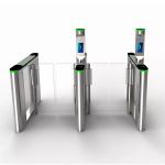 Automatic Swing Barrier Gate Electronic Face Recognition Fast Lane Speed Turnstile Gate for sale