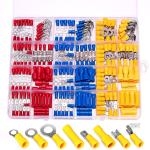 Home Plastic Uninsulated Ring Terminals , Lightweight Non Insulated Ring Lugs 250pcs for sale