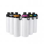 28oz 850ml Sublimation Straight Insulated Vacuum Flask Outdoor Portable Handheld Lid Sports Water Bottle Wide Mouth For Hiking And Cycling for sale
