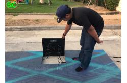 China P8.9 Waterproof interactive led dance floor for disco and nightclub supplier