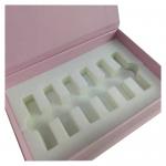 Embossing Printing Rigid Cardboard Boxes Pink Luxury Perfume Box Packaging for sale