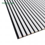 Base Material Polyester Fiber Acoustic Panel for Wooden Slats Wall Soundproofing for sale