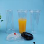 PET Leakage Proof 700ml Plastic Bubble Tea Cups
