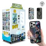 27-inch LCD Touch Screen Display Smartphone Cover Printing Dispenser Vending Machine with Comprehensive Technical Support and Services for sale