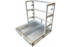 China 16 Gas Cylinder Rack For Forklift Distribution Gas Cylinder Pallet supplier
