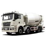 8x4 Concrete Conveyor Truck SHACMAN H3000 Concrete Transit Mixer 375HP White for sale