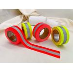 4 Inch Wide 50mm Yellow Reflective Tape Class 1 2 High Light Polyester Webbing For Clothing for sale