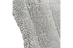 China Grey Flat Floor Wet Mop Pads 80% Polyester 20% Polyamide 450gsm supplier