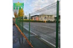 China Pvc Coated Hot Dipped Galvanized V Mesh Security Fencing 3 Bending 1.53m supplier