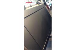 China Black Color Ceramic Countertop Slab Marine / Flat Edge 1520*800*25 Mm supplier