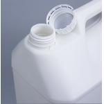 1 Gallon Fluorinated Hdpe Bottles Square Jerry Can Screen Printing