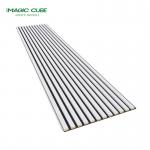 Edge to Edge 13mm Pattern Slat Wall for Sound Absorption Eco-Friendly Natural Oak Panel for sale