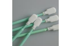 China 250mm Disposable Best Clean Long Handle Polyester Swabs For Pcb supplier