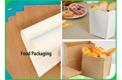 China 30G 40G Virgin Pulp White & Natural Kraft Paper Roll With 640mm 790mm Width supplier