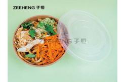 China Extra Sturdy Paper Food Bowls With Transparent Lids 50 Oz Moisture Resistant supplier