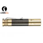Small Everyday Carry Flashlight Carbon Fiber Brass Strong Material for sale