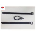 2 Inch Wide hook and loop Straps With Plastic Buckle , Nylon Webbing Strap for sale