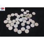Super Stickly White Hook And Loop Coins Self Adhesive 25mm * 25mm for sale