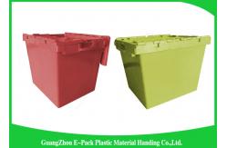 China 50kgs Security Moving Plastic Attached Lid Containers easy to clean supplier