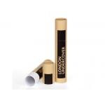 Luxury Brown Round Perfume Bottle Box Perfume Paper Tube With Movable Paper Lid