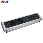 aluminum alloy material tabletop mount socket nice round edge corner design TMS102 for sale