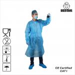 SPP Protective Disposable Doctor Gown Surgical Isolation Gown With Wrist Cuff for sale