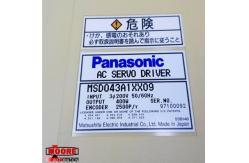 China MSD043A1XX09  Panasonic  SERVO MOTOR DRIVER supplier