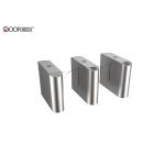 Single / Double Motor DC Brush Motor Flap Barrier Turnstile for sale