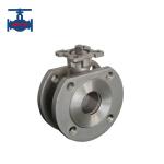 Italian Type Flange End Ball Valve WCB CF8 CF8M With ISO5211 Mounting Pad for sale