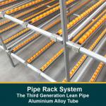The Third Generation Lean Pipe Rack Aluminium Alloy Equipment for sale