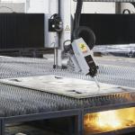 Power Laser Cutting Machine For High Bevel Cutting On 24000mm Workbench for sale