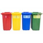 96 Gallon Outdoor Large Plastic Bids Plastic Standing Garbage Bin with Wheels