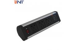 China Clamp On Desktop Power Outlet , Office Desktop Electrical Outlet supplier