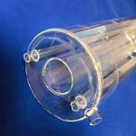 High Purity 99.99% Customized High Temperature Corrosion Resistant Experimental Instruments Quartz Glass Tubes And Quartz Reactors for sale
