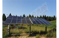 China Automatic 1 Axis Solar Tracker Mounting Structure 60 Degree supplier