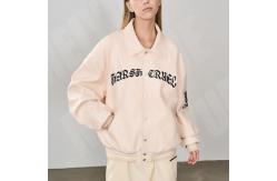 China Customizable Unisex  Varsity Jacket Mens Streetwear Stretch OEM Service supplier