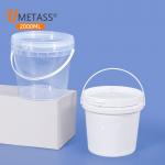 2L Plastic Pail Round Bucket Container for Paint Biscuit and Mouthwatering Treats for sale