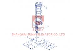 China Automatic Reset Elevator Safety Parts Hydraulic Elevator Oil Buffer supplier