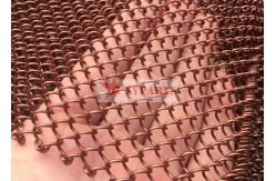 China Architectural Decorative Metal Mesh Drapery Curtain For Room Divider supplier