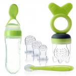 Unisex Dishwasher Safe Squeezable Baby Fruit Feeder Pacifier For Infant Teething for sale